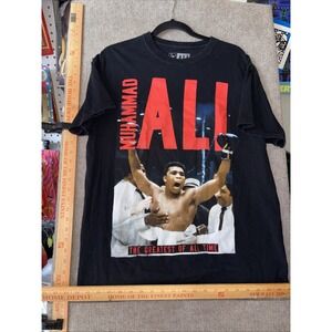 Muhammad Ali T-Shirt Men's Size Large L Black Boxing The Greatest of all Time